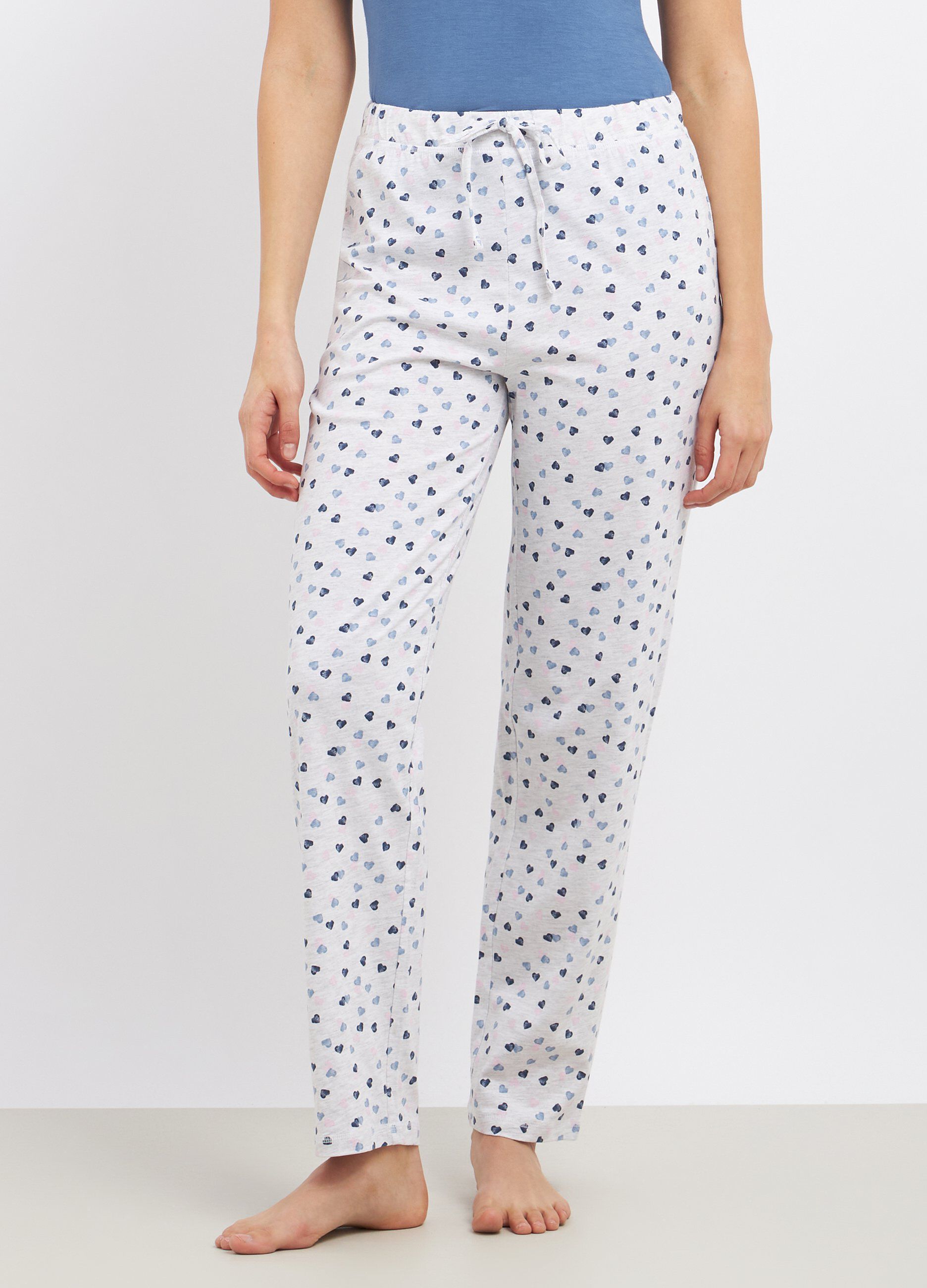 Pantalone pigiama in cotone donna